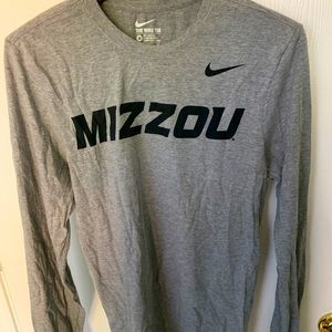 Mizzou long sleeve shirt NWT